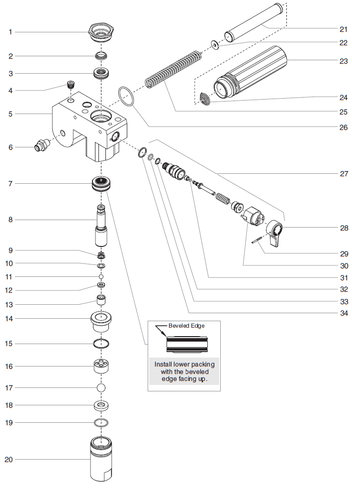 640ix Fluid Section Assembly